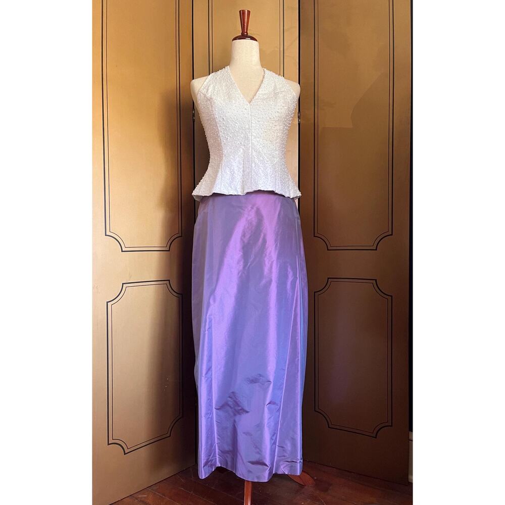 Vintage evening dress, corset and skirt, size 2
